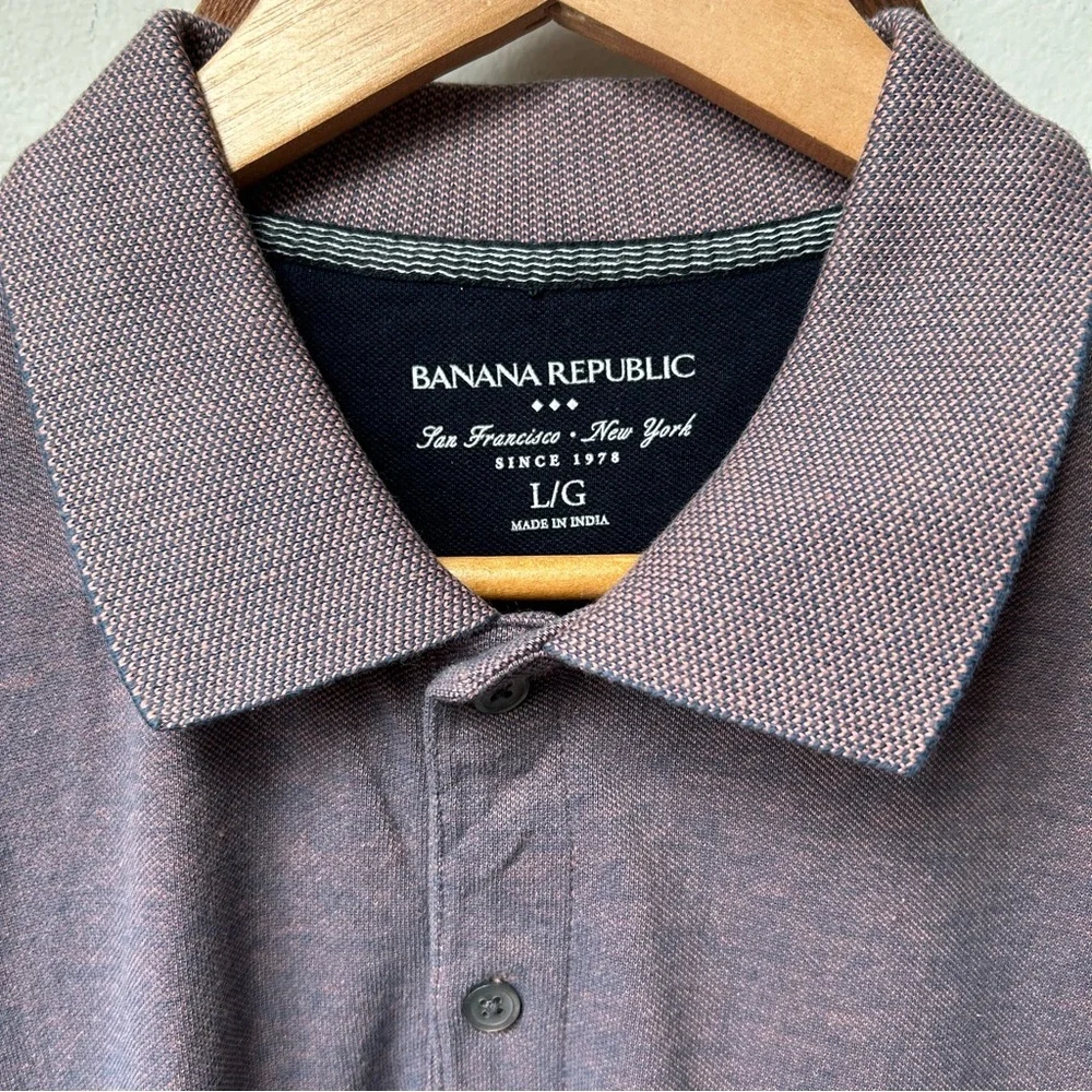Banana Republic Purple Polo Shirt